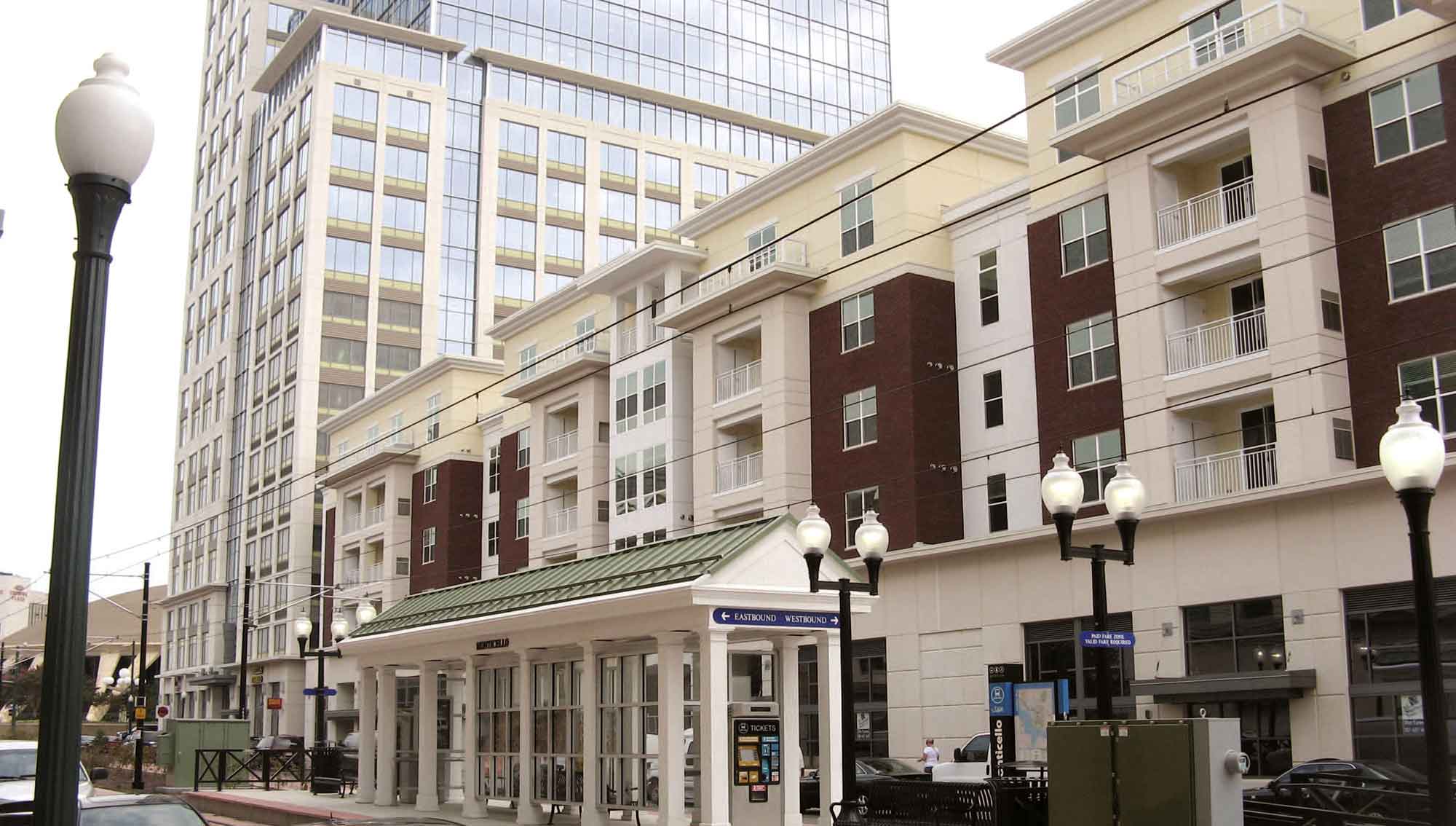 Monticello Station Apartments & Retail at Wells Fargo Center Speight