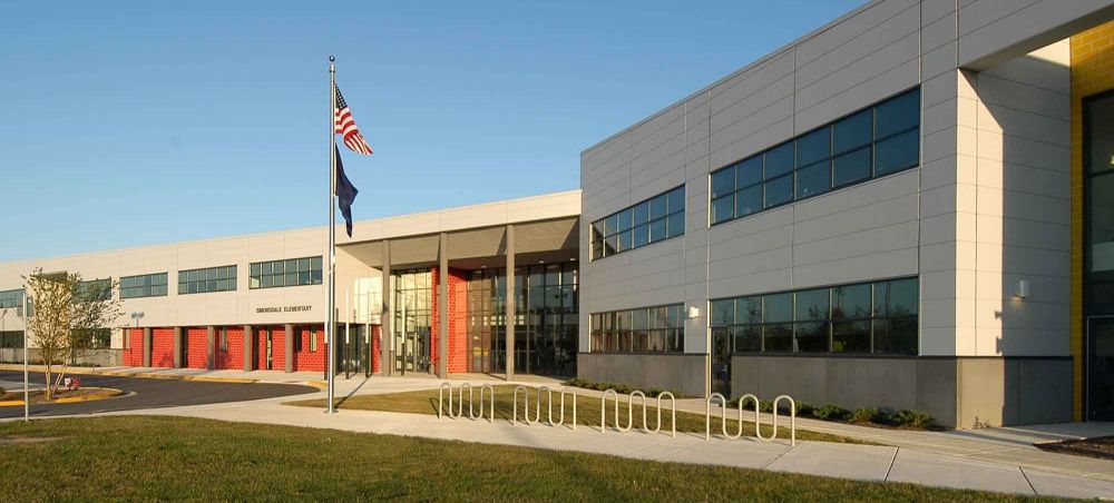 Simonsdale Elementary School exterior view