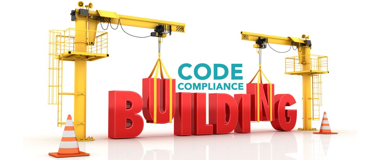 building code compliance concept