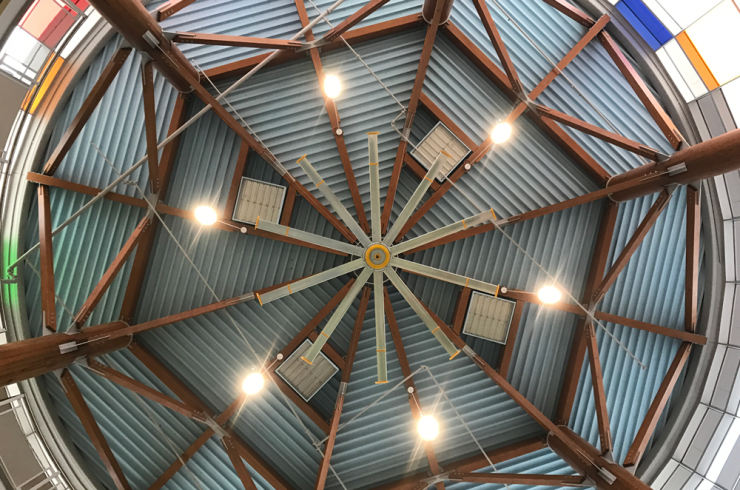 ceiling of Kempsville Recreation Center